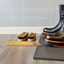 Calzascarpe per donne anziane con manico lungo, portatile, design ergonomico da viaggio, facile da usare per togliere le scarpe.