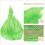 Perruque en forme de flamme, coiffe verte de carnaval, accessoire de cosplay 8