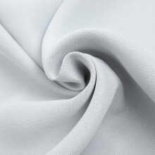 Halbhoher Fenstervorhang aus weißem Polyester, Küchen- und Kaffeevorhang, Sonnenschutz, leicht, einfache Konstruktion, einfach zu kombinieren
