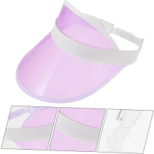 Cappello con visiera da donna, visiera da spiaggia per donna, leggero, estivo, a tesa larga, protezione solare