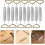 10pcs 14cm cintura tambor trampolina molas com ganchos e fivelas triângulo 8