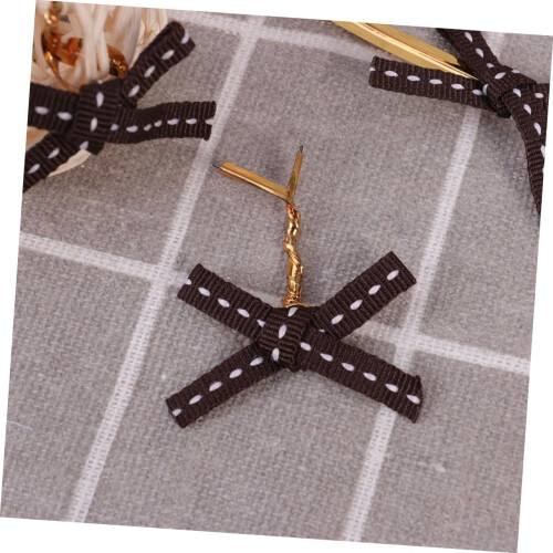 150pcs Baking Packaging Tie Adorable Bowknot Wrapped Wire 2