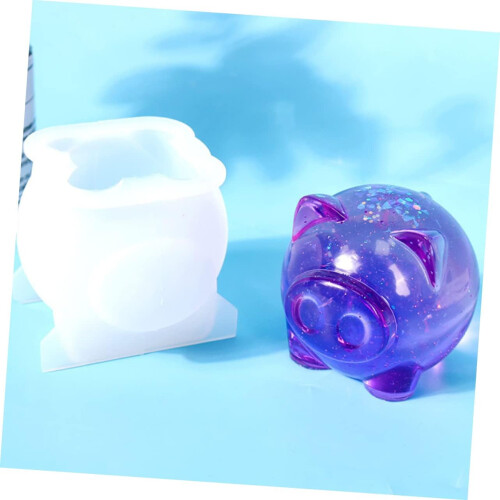 DIY Silikon-Schweine-Ornamentform, handgefertigte Harzgussform