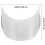 Telescopic Replaceable Sun Visor Hat Brim Replacement Part for Outdoor Activities Adjustable Sunshade Cap Accessory White 2