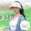 Telescopic Replaceable Sun Visor Hat Brim Replacement Part for Outdoor Activities Adjustable Sunshade Cap Accessory White 3