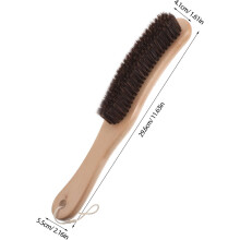 Schuhbürste aus Holz, robust, mit langem Griff, Polierwerkzeug