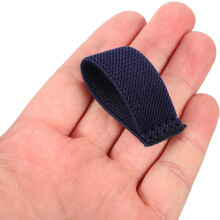 Lot de 10 passants de ceinture élastiques bleu marine pour homme, avec sangles de maintien et organiseurs pour ceinture et sac à dos.