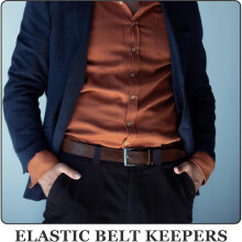 10 pezzi Passanti elastici blu navy per cintura, cinghie in tessuto per uomo, cinture da lavoro, organizer per zaino