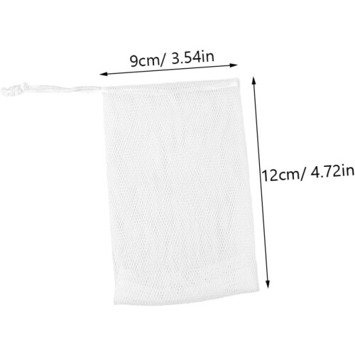 Handmade Soap Mesh Shower Foaming Nets Cleansing Foaming Nets 10Pcs 1