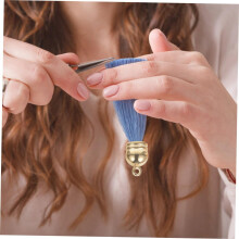 150pcs Tassel End Caps Cord Stoppers para colar fazendo acessórios de jóias DIY 11.8mm diâmetro interno