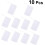 Filets de douche moussants en maille, faits main, lot de 10 5