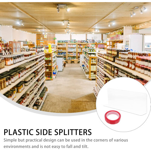 Shape Shelf Dividers for Supermarket Store Goods Separators Practical Classification Baffle 2