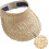 Brim Peaked Hat Straw Design Sunhat Empty Hat 3