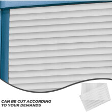 Glass Privacy Film Window Film 23.6x78.7inch PVC Static Design Can Be Cut White for Smooth Surface Materials