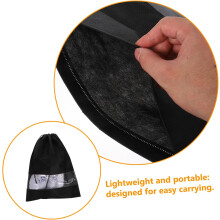 15pcs Portable Shoe Bag for Travel Drawstring Dustproof Storage Pouch