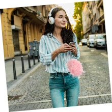 Luxuriöse Umhängetasche mit Perlenkette, flauschiges Plüsch-Schultertäschchen für Damen, stilvolle Sling Bag für Abendoutfits und Freizeit