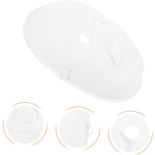 10 máscaras faciales completas en blanco para pintar, máscaras de papel DIY para diversión creativa e imaginación, seguras y fáciles de usar.