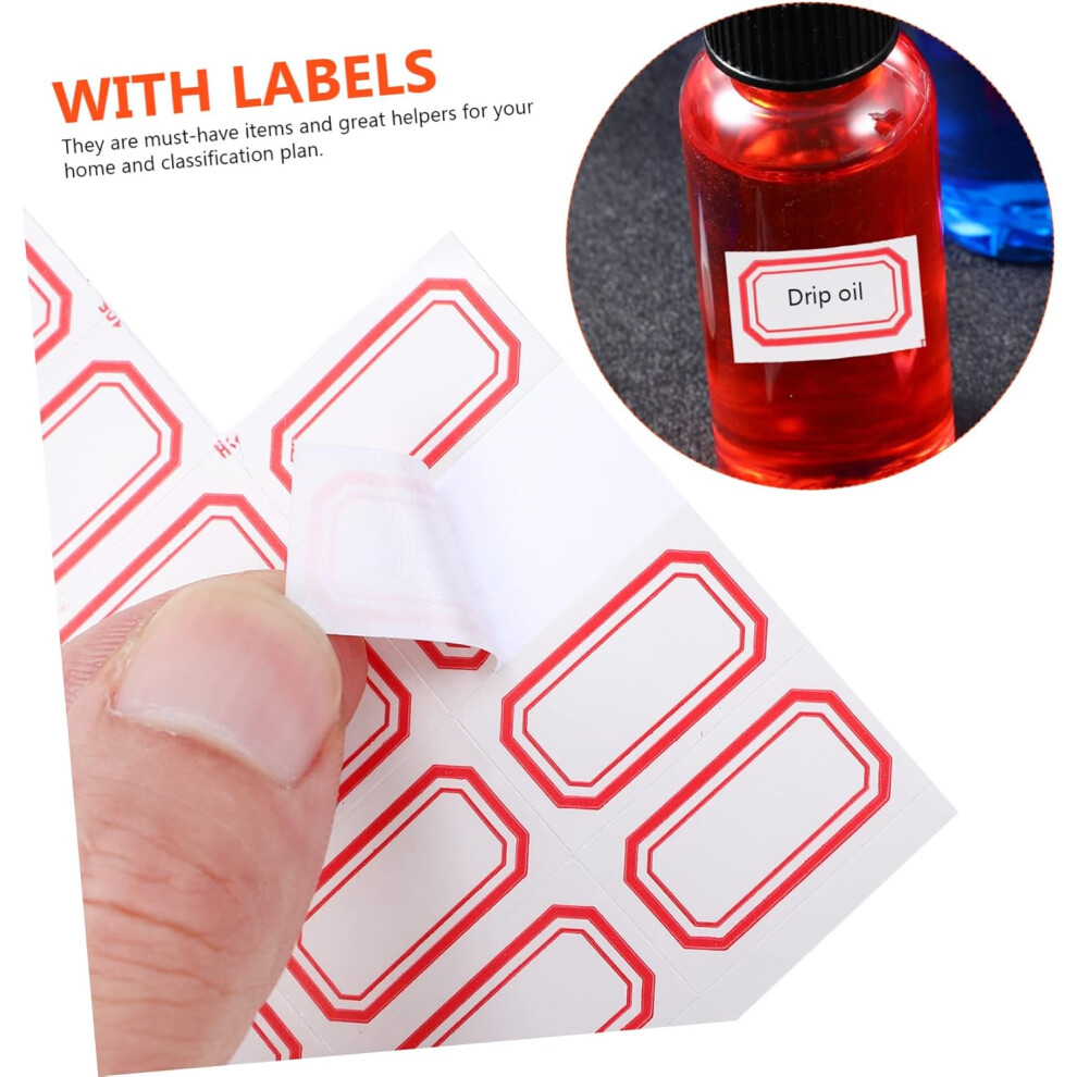 Hkhbjs Plastic Sample Bottles Droppers With Sticker Labels Leak-Proof Laboratory Containers