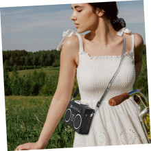 Umhängetasche für Damen, stilvolle, radioförmige Modische Tasche, kleine Schultertasche für den Alltag