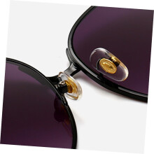 Lunettes de soleil tendance en métal pour femmes, verres gris, lunettes de soirée créatives pour événements costumés