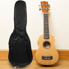 Przenośna czarna torba do przechowywania ukulele z wyściółką gąbkową i materiałem Oxford