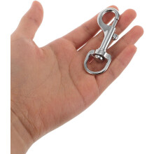 10 stuks 72 mm metalen draaibare karabijnhaken voor hondenriem, draaibare sleutelhangers.