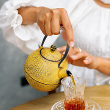 11-13cm Iron Rattan Heat-Resistance Versatile Design Stylish Ergonomic Kettle Handle Compact