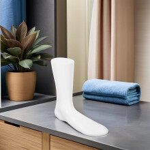 Modelo Manequin Pé Feminino Realista Tênis Forma Design Plástico Compacto e Versátil Uso Branco