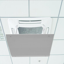 Déflecteur de ventilation carré pour climatiseurs centraux de plafond, facile à nettoyer, polyvalent, en ABS