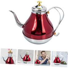 Bouilloire en acier inoxydable grande capacité avec filtre, idéale pour la maison et le bureau. Parfaite pour le café, la maison ou le bureau.