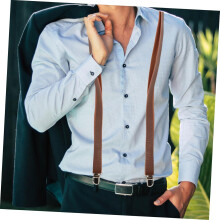Unisex Hosenträger, verstellbare, elastische und bequeme Hosenträgerclips für Damen und Herren zum Tragen von Jeans und Anzughosen