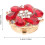 2pcs Creative Button Covers Rhinestone Cufflinks Shirt Decorative Caps 2