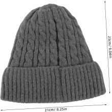 Warm Earmuffs Fleece Lined Beanie Hat for Women Soft Knit Beanie Winter Cap