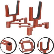 Portable Violin Stand Violin Support Fiddle Stand Abs Sponge Material Foldable Design Prevent