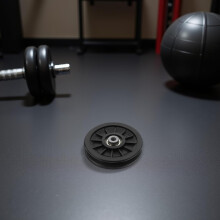 2 Stück 110 mm schwarze Lagerrollen als Ersatz für Kabelzugmaschinen an Fitnessgeräten