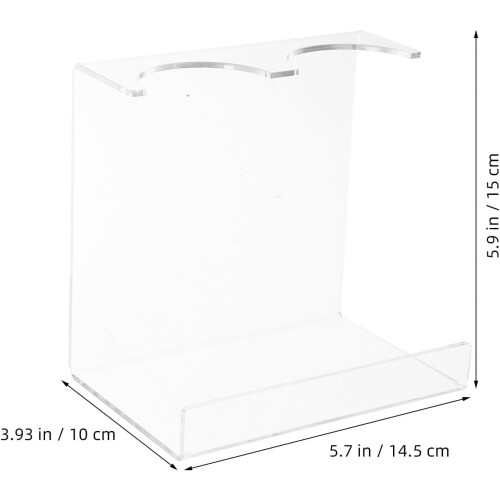 Acrylic Umbrella Stand Organizer with Dual Slots and Multi-functional Design 1