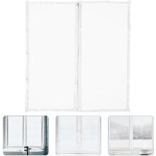 Film d'isolation hivernale pour fenêtres - Film plastique isolant - Facile à nettoyer - Résistant aux déchirures