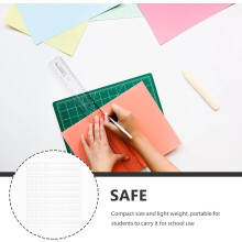 Juego de reglas de precisión, diseño ligero para estudiantes y profesores, 10 piezas, portátil, de material ABS.