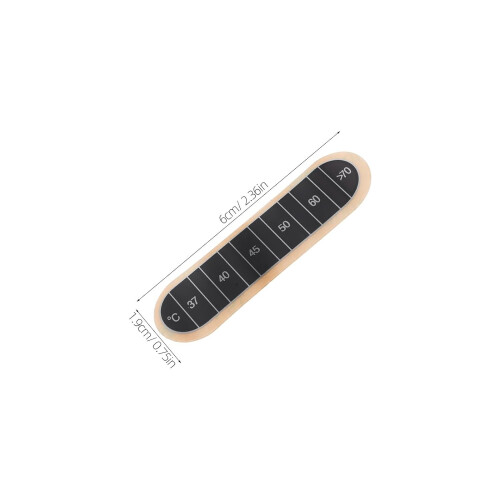 10pcs Temperature-Sensitive Changing Sticker Thermometer Strip Self-Adhesive Liquid Thermometer 1