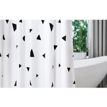 Wasserdichter Duschvorhang, 183 x 183 cm, PEVA-Material, schlichtes und elegantes Design, schützt