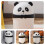 Small Trash Bin with Lid Tabletop Trash Can Practical Convenience Pp Material Minimalist Contemporary Style 3