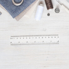 10 Stück Kunststofflineale, 15 cm kurze, gerade Lineale mit 3,0 cm Breite und 1,6 mm Dicke, aus Kunststoff, für Schüler