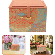 Vintage-Schachtel, kleine Samtbox, dekorativer Deckel für Schmuck, Teetassenverpackung, ideal für Weihnachtsfeiern