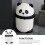 Small Trash Bin with Lid Tabletop Trash Can Practical Convenience Pp Material Minimalist Contemporary Style 4