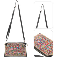 Boho-Schultertasche für Damen, handgefertigt, perlenbesetzt, einzigartige Clutch für Abendveranstaltungen, gewebte Handtasche