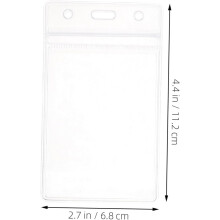 Lot de 10 étiquettes à bagages transparentes pour navires de croisière - Identifiants de bagages
