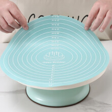 Lot de 3 tapis de cuisson ronds en silicone, multifonctions, pour étaler la pâte, surface lisse et facile à nettoyer.
