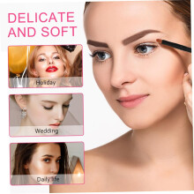 10 brochas de maquillaje con mango de madera para ojos, labios y nariz. Brochas profesionales para maquillaje casero para mujeres.