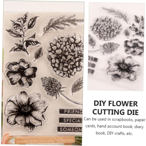 Σετ κοπής λουλουδιών σφραγίδας σιλικόνης DIY, κιτ καλουπιού κοπής σιλικόνης 2