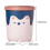 Coș de gunoi practic din plastic, cu design adorabil, din desene animate 2